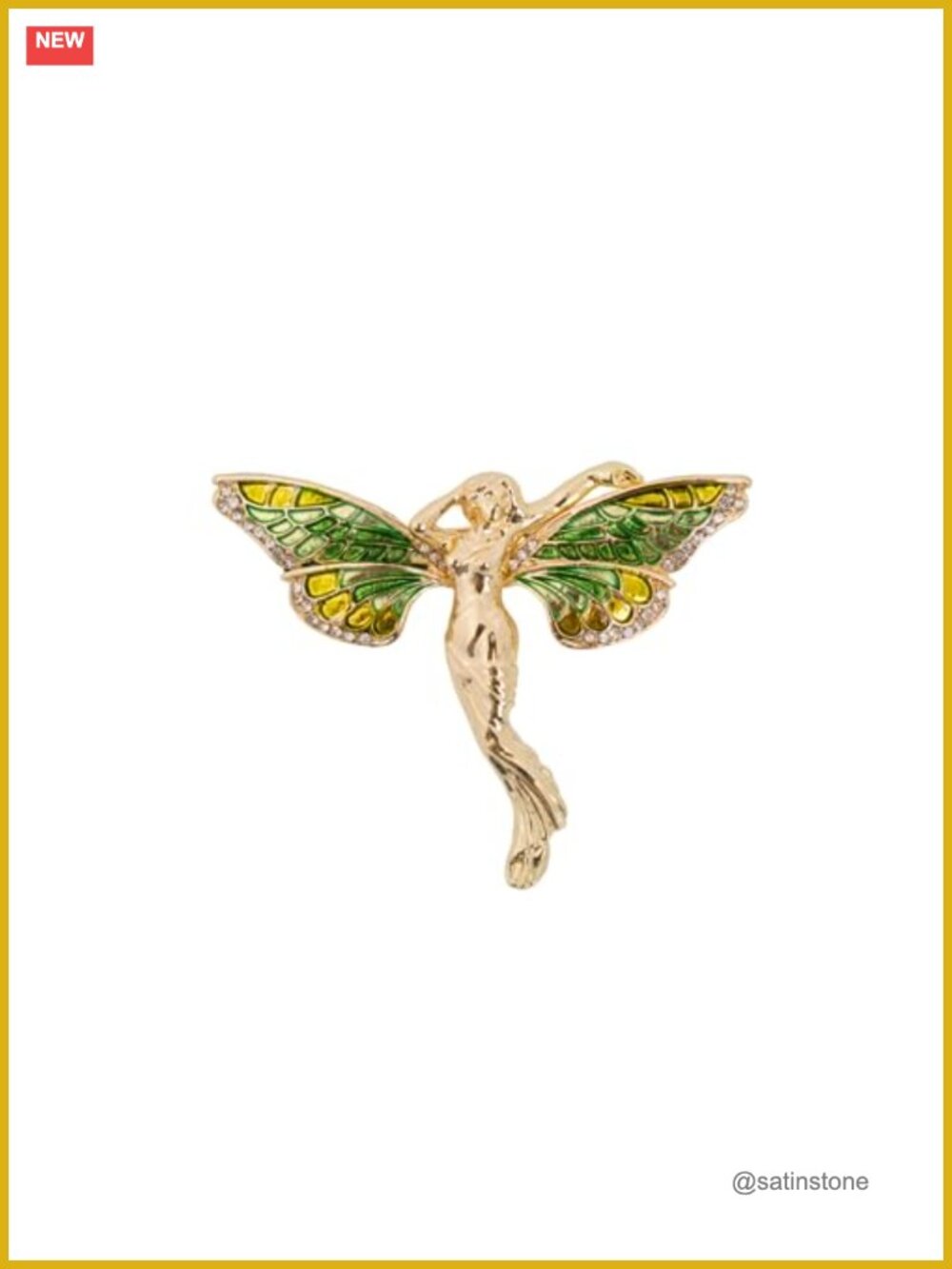 Crystal Pin Clothing Accessory Brooch Birthday Present Jewelry Gift for Women
